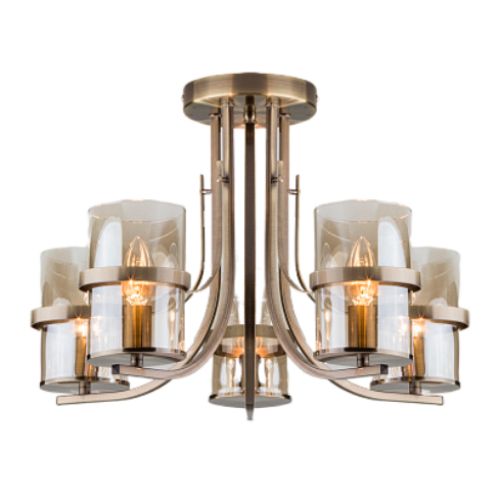 Светильник EUROSVET 60085/5 античная бронза