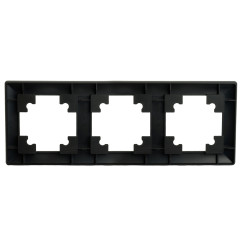 Рамка 3-пост Катрин черный PFR00-7003-05