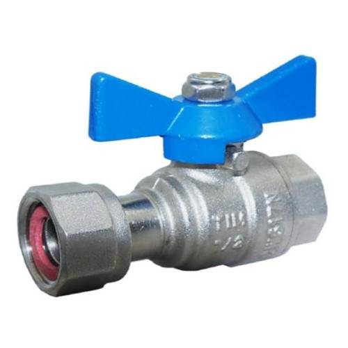 Кран шаровый с накидной гайкой ф 3/4