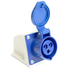 Розетка О/У STEKKER 2P+PE 16A IP44 ST-113 RST16-113-44 49432