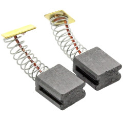 Щетки графитовые AEZ (№477) (6х10х11) для перфоратора Энергомаш, Sturm, пружина, квадр.пят. проточки