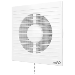 Вентилятор осевой вытяжной D125 E125S-02 с тяговым выключателем