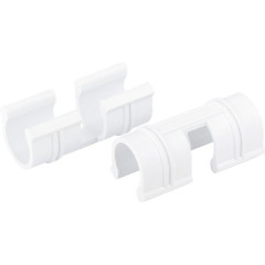 Зажим PALISAD для крепления плёнки к каркасу парника 12мм, 20шт белый (64427)