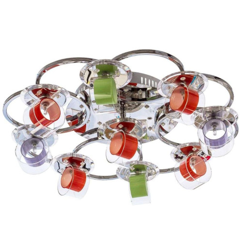 Светильник ЭкономСвет 7323/9CR RC WTBLLED