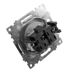 Выключатель 1-кл Катрин с подсветкой белый GLS10-7101-01