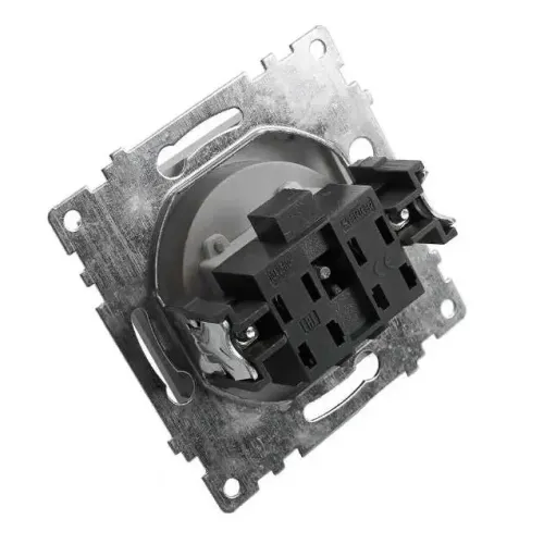 Выключатель 1-кл Катрин с подсветкой белый GLS10-7101-01