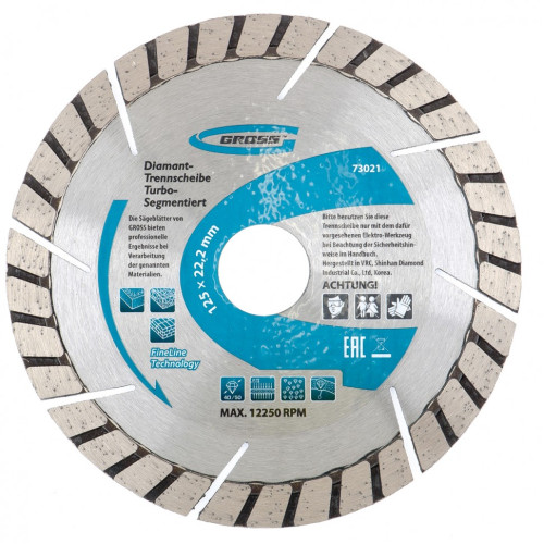 Диск алмазный GROSS 230х22,2мм (73026)