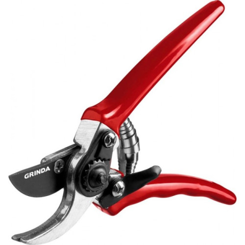 Секатор GRINDA плоскостной с алюминиевыми рукоятками 152 мм (8-423000_z02)
