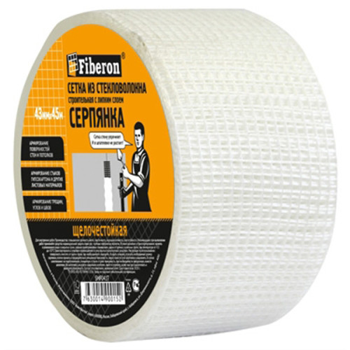 Серпянка 43мм 45м FIBERON самокл.