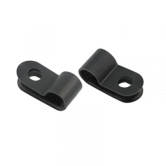 Серьга нейлоновая для кабеля СНК 5мм черная (50шт/упак) REXANT