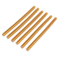 Стержни клеевые ТУНДРА золотистые 11*200мм, 6шт (4967887)