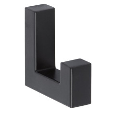 Крючок мебельный однорожковый EVA NEO чёрный матовый(КА-1060462)