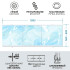 Экран для ванны МЕТАКАМ премиум А 1,7 м голубой