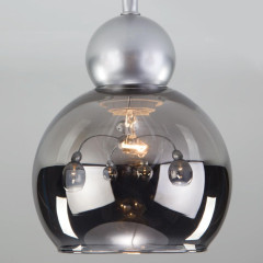 Светильник EUROSVET 30148/5 серебро(20м2)