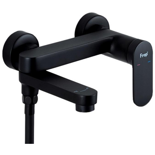 Смеситель для ванны FRAP F3285-6, чёрный ф 40
