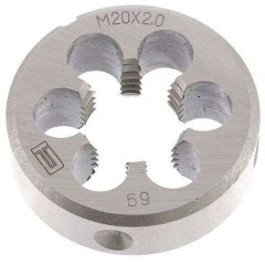 Плашка СИБРТЕХ М20х2,0 мм (77056)