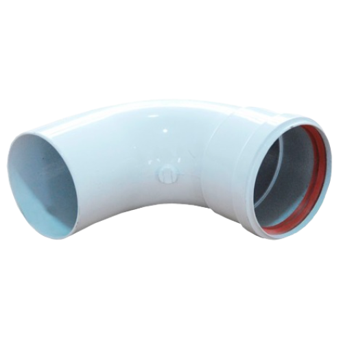 Дымоход ф 80 мм отвод 90° VIVAT