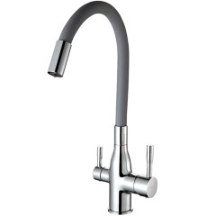 Смеситель для кухни FRAP F4396 хром с каналом фильтрованной воды