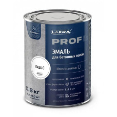 Эмаль Лакра PROF IT для бетонных полов быстросохнущая (База С) 0,8 кг