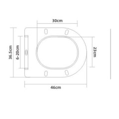 Сиденье для унитаза EVA GOLD дюропласт, SM9618, SM9618T
