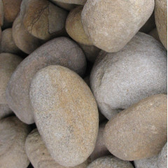 Камень Булыжник КРУГЛЫЙ ЖЕЛТЫЙ 100-150мм