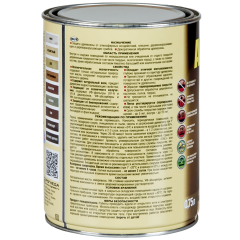 Бальзам Акватекс, натуральное масло для древесины ЭБЕНОВОЕ ДЕРЕВО 2,2л