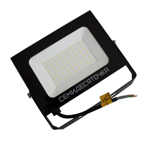 Прожектор (LED) 70Вт 5950лм дневн. 5000К IP65  черный Фарлайт