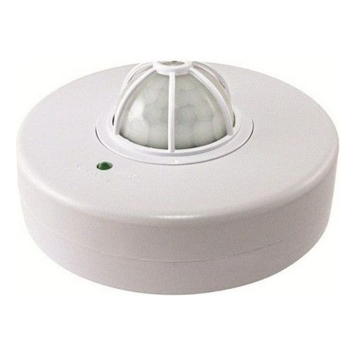 ИК-Датчик движ. 1100Вт (три сенсора/обзор=360гр./дальн.=12м) IP33 потолочн. бел. SQ0324-0005 ДДП-02 TDM