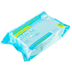 Полотенца влажные для уборки 18х27см 60шт (448-325)