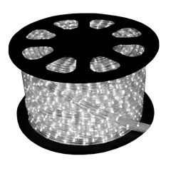 Дюралайт КОСМОС 1,6Вт/м белый, ф13мм, фиксинг KOC-DL-2W13-W 220В (шаг резки 2м!) (584200)
