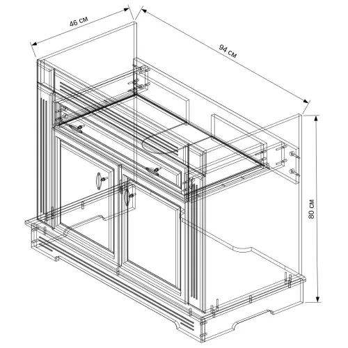 Тумба EVA GOLD 105 