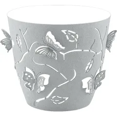 Горшок для цветов 1.4л BATTERFLIES серый шторм (256254)