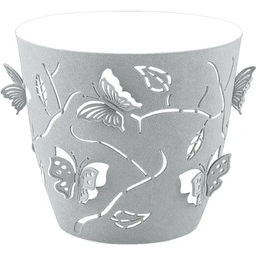 Горшок для цветов 1.4л BATTERFLIES серый шторм (256254)