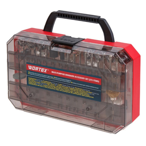 Набор насадок для гравера WORTEX (1335681) 272 предметов в боксе