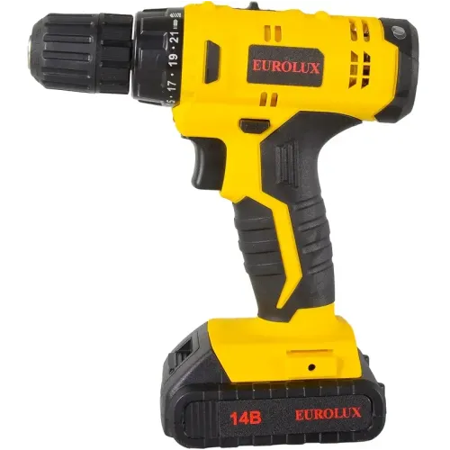 Шуруповерт EUROLUX ДА-14/2Li (900/72/14/39) (*15)