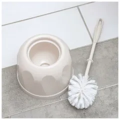 Ёрш для туалета напольный АЛЬТЕРНАТИВА 16х36 см, цвет бежевый (6628618)