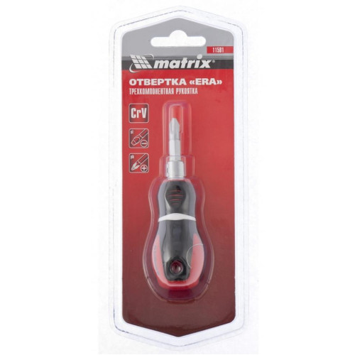 Отвертка MATRIX комбинированная SL 6,0 / PH 2*38 мм (11581)