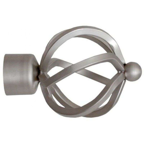 Карниз Ле-Гранд кованный Наконечник Булава 16/19D сереб.мат (1 шт)