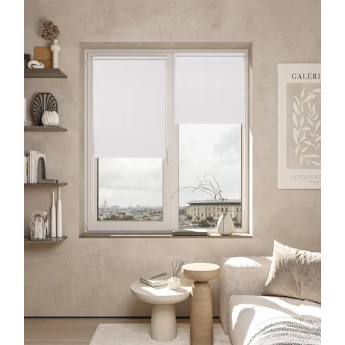 Рулонные жалюзи Блэкаут Круиз 72,5*175 цвет белый