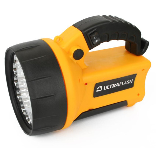 Фонарь-прожектор ULTRAFLASH Led 3712 (Led*19/8) пластик, акк.2Ah, з/у (13263)