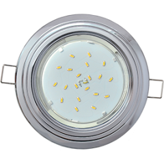 Свет. точ. ECOLA GX53-H4 2 круга хром FC31H4ECB