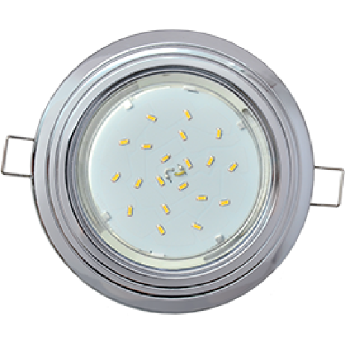 Свет. точ. ECOLA GX53-H4 2 круга хром FC31H4ECB