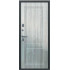 Дверь метал. Isoterma 11 см Серебро/Ривьера айс Царга (2050*860, Левая)