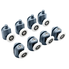 Комплект роликов для душевой кабины ДАНА хром 8шт