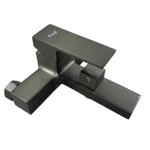 Смеситель для ванны FRAP F3291-29 оружейная сталь