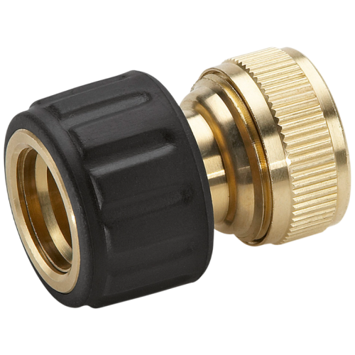Соединитель KARCHER латунный с аквастопом 1/2 (2.645-017.0)