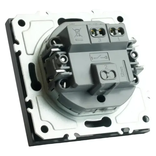 Выключатель 1-кл ЭМИЛИ черный RSW10-5103-05