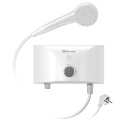 Водонагреватель проточный THERMEX Vetro 3500 combi (кран+душ)