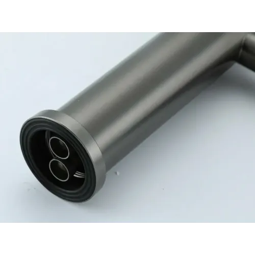 Смеситель для умывальника FRAP F10807-9, оружейная сталь