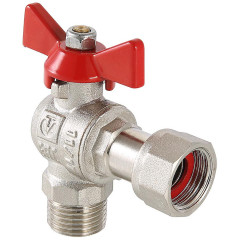 Кран шаровый угловой ф 1